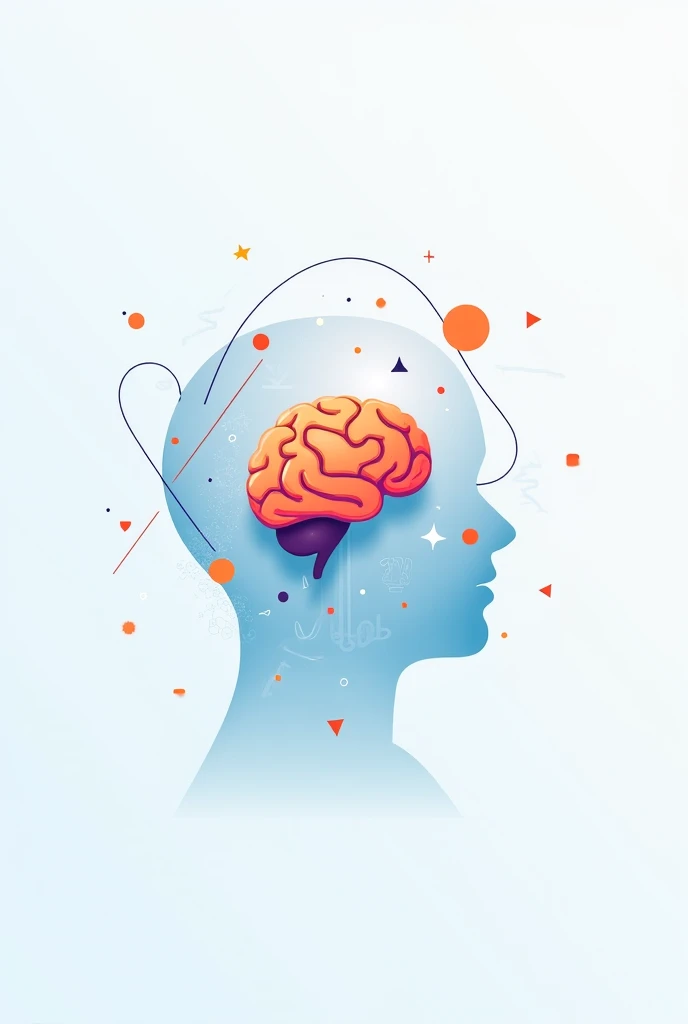 You can create an image of occupational therapy in mental health that contains a brain for the logo of a page