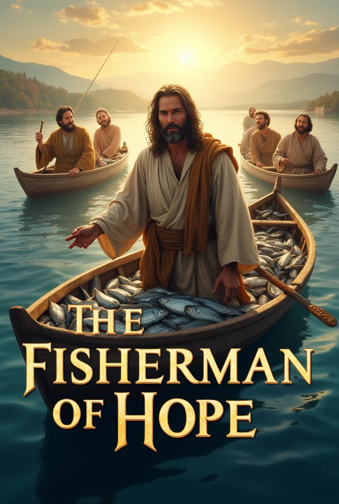 Created a poster for a great collective game on the theme
Of the fisherman of hope according to Luke chapter 5 verse 1 to 12