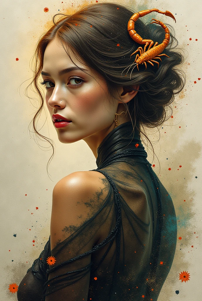 A mix between the zodiac signs Libra and Scorpio