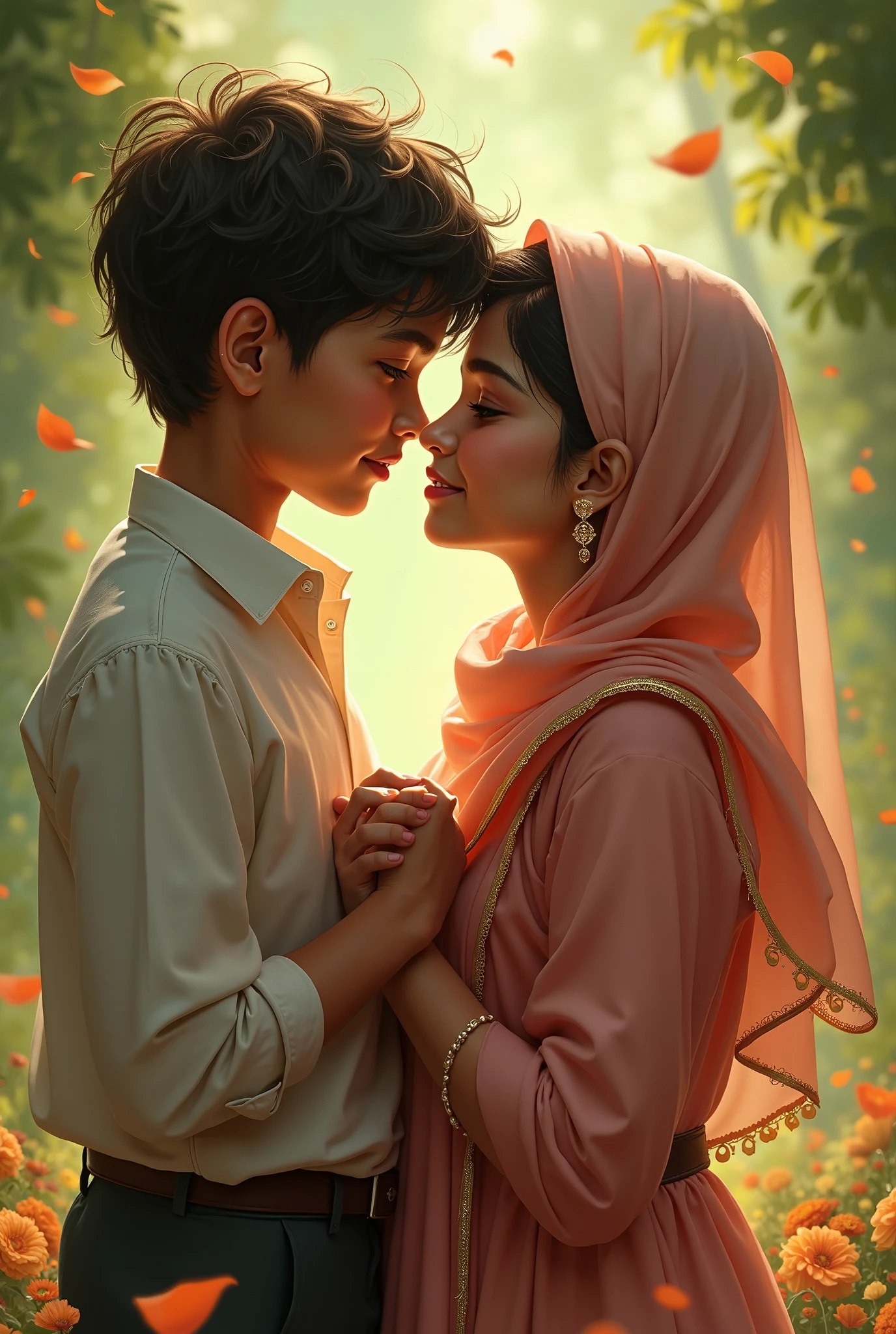 Hindu boy muslim girl
Couple