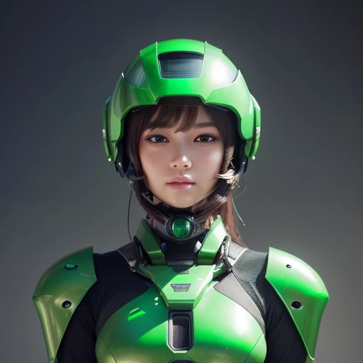there is a woman in a green suit sitting in a car, perfect android girl, retrofuturistic female android, beautiful android woman, beautiful female android!, female android, futuristic robot body, robotic body, beautiful female android, sci-fi android female, female robot, broken beautiful female android!, gynoid cyborg body, biblical female android, ultra detailed female android