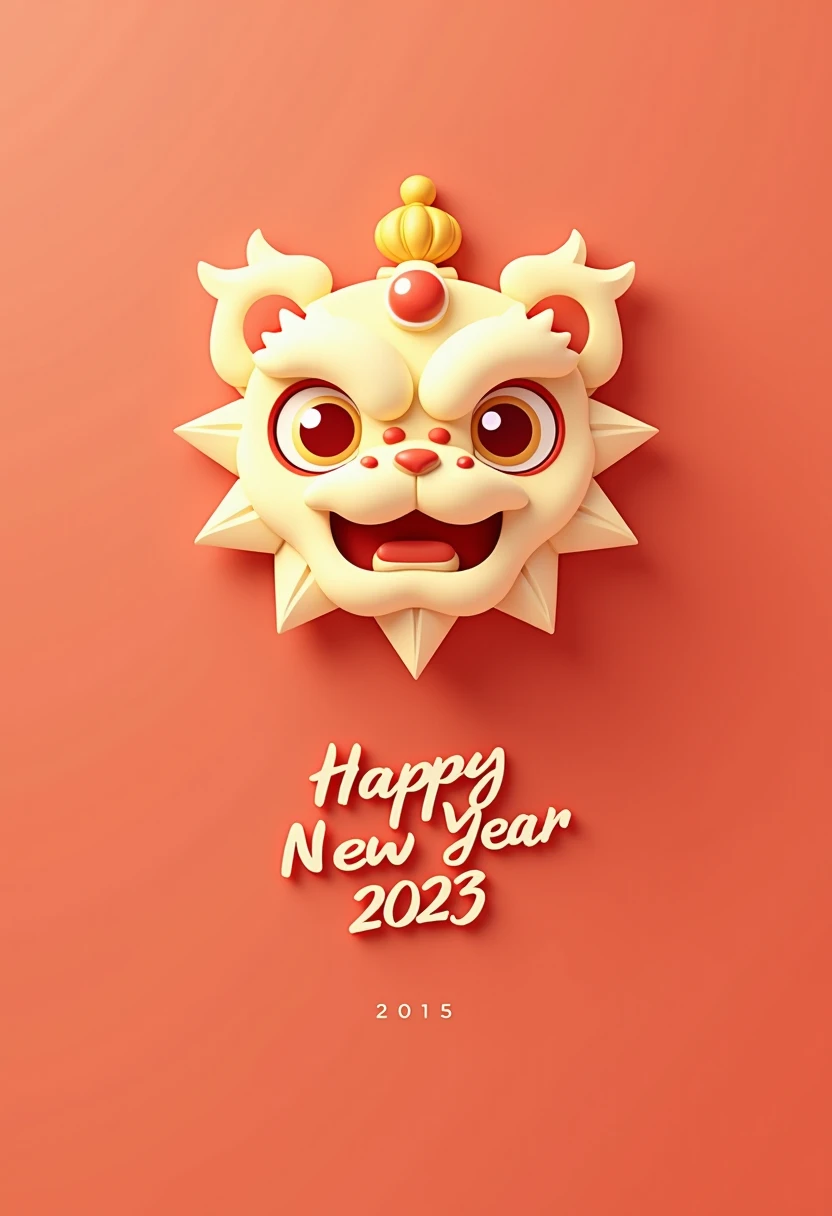 
               Chinese New Year Cute Flat Vector Lion Head Sign Medium Small New Year Design Q Version Cute New Year Chinese Dancing Lion(Lion Head Closeup )  Sign Art Handwriting Art Text Happy New Year 2025 Exquisite Exquisite Vector Art Minimalist Logo Illustration Vector Art Type，

                                  Details， Clean Simple Flat Vector Design Style Beautiful Art Rendering Elegant Aesthetic Style 