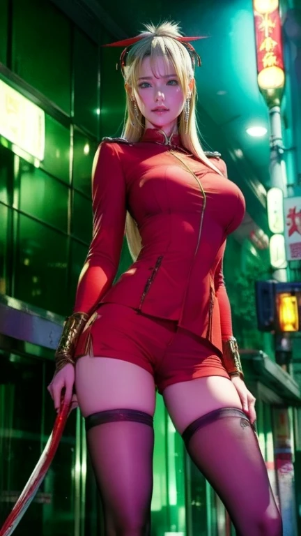 (Blonde or Brunette hair)、Three matured females、Ultra realistic 8K, flawless,tall,(Red Lip,Heavy makeup), Small tits:1.0、Tall、Large Earring、Standing in the port at midnight、Nikon Z 85mm, ((Best Quality)) ,((masterpiece)), slender lower back,intricate detailes,Extremely delicate and beautiful, ((Sleeveless highneck tops、Mini skirt)):1.4、(Strapless white long boots with high stiletto heel):1.2、Full body shot:1.0、Cute smile
