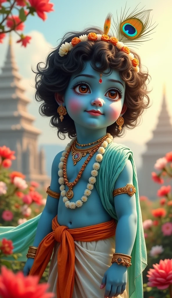 Little Krishna indoor picture