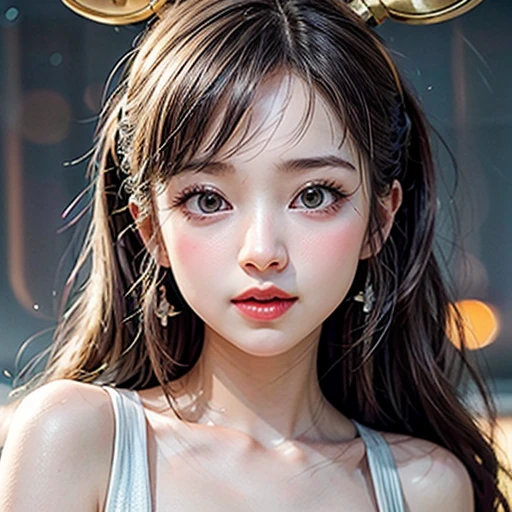 At the Oasis, masterpiece、8k、32k、highest quality、(Detailed eyes)、(Cute Japanese Woman、Bans)、23 years old、One Girl、elegant、(Detailed background depiction、Portrait:1.2)、Making a heart with hands、Hilarious, Fascinating、Cat ears lying down 、Flowers spread ,nude、Perfect hands ,milk colored water、In water up to your shoulders、Red petals 、Get in the water up to your shoulders、cover your chest with your hands, ((highest quality、masterpiece、8k、Best image quality、Ultra-high resolution、Award-winning works)、(Woman close up'Face:1.35)、(裸Faceのクローズアップ:1.3)、(Accurate anatomy:1.1)、(Look at me and smile:1.1)、Shining fair skin with Ultra-high resolution、The most detailed face、Ultra-high resolution detailed face、Ultra-high resolutionの髪の毛、(Ultra-high resolutionの煌めく瞳:1.1)、Beautiful face drawn in every detail、(Blurred Background:1.1)、very bright and vivid、beautiful japanese actresFace、(An open-air bath surrounded by nature in a hidden area deep in the mountains:1.1)、(Hot steam rising from a hot spring:1.1)、(Fantastic Fog:1.1)、Beautiful and bright sunset、Spectacular Cinema Lighting、The most romantic sunset、Ultra-high resolution、Sexy lips,Lustrous and moisturized skin、Beautiful nature A premonition of romantic love、perfect beautiful teeth, (Full Body Shot:1.2),