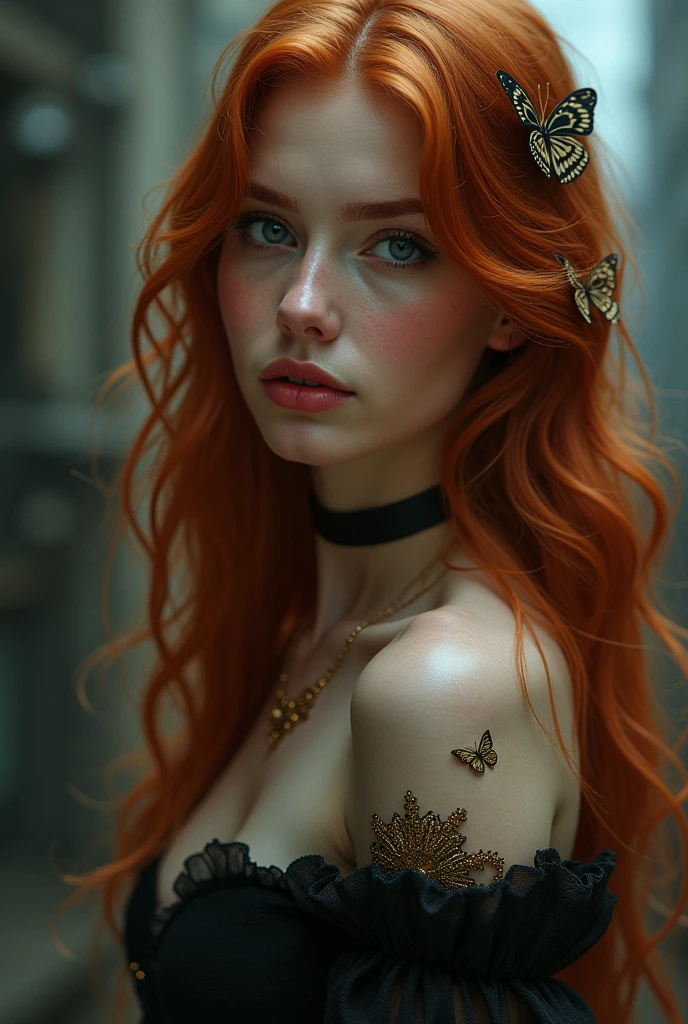 - (solo, full body photo:1.3), (action packed:1.3), (haze, fog, mist:1.3), chiaroscuro, best quality, photorealistic, 1woman cowgirl, (cute), (24yo:1.2), redhead, long ginger hair highly detailed, western, digital photography, art by artgerm and ruan jia and greg rutkowski surreal painting gold butterfly filigree, broken glass, (masterpiece, sidelighting, finely detailed Fashionable eyes: 1.2) (perfect oval large eyes that gazes at the viewer), beautiful detailed face, blue gorgeous perfect eyes, (blonde hair ponytail), (attractive young woman:1.3), (thick amazing hair), (seductive:1.1), (blushing:1.1) holding a sign with a pink background turquoise jeweled trim, with text “ boho ranch network” and a heart