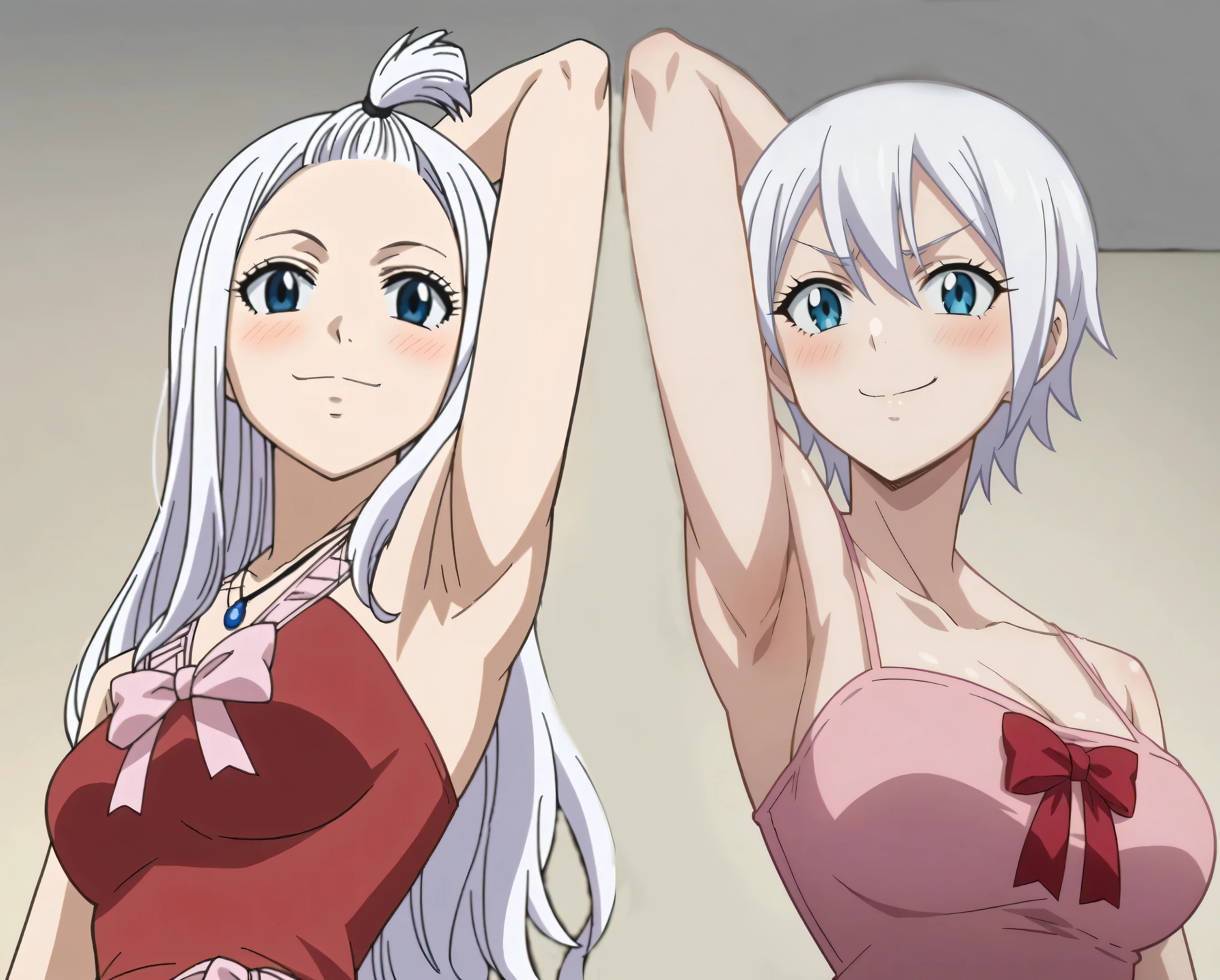 Mirajane and Lisanna Strauss / Default outfits - Fairy Tail 