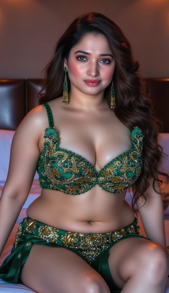 tall hot slim thick healthy curvy physique body white skin toned south indian white skin curvy girl with long black hair, thick thighs, woman wearing Tamanna Dress, in skyscraper apartment bedroom, ultra hd photo, 4k picture, looking at camera, old dark skin indian half bald man wearing bathrobe, dark skin indian rugged old man and woman, simple pose, woman with small simple bindhi, woman and man, woman looking at camera, close-up full body view, man and woman