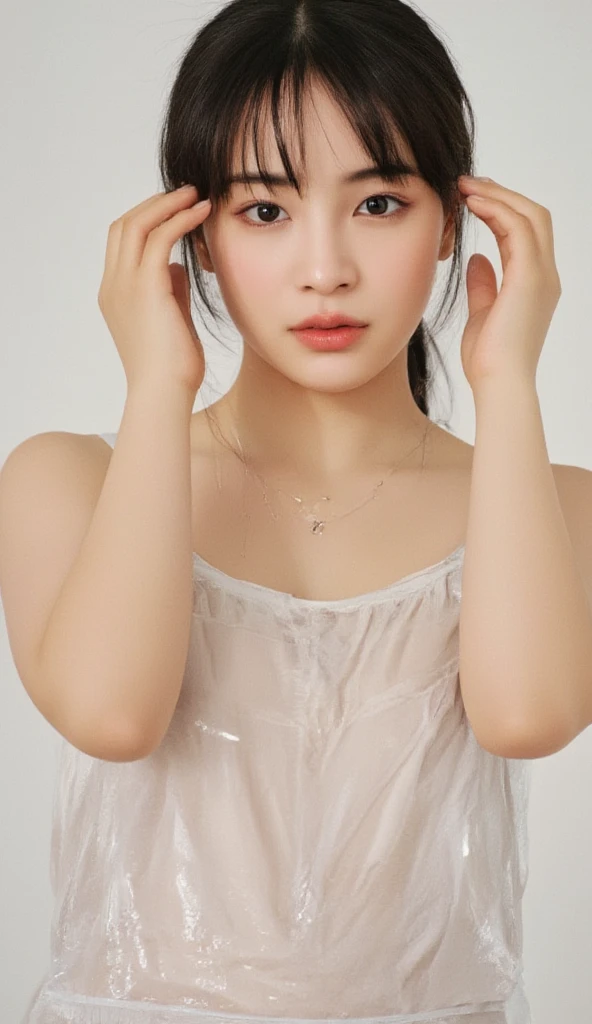 (best quality,ultra-detailed,realistic),(monoclonal portrait),(black and white:1.7),(soft lighting),(Japanese beautiful face),(detailed facial features),(white background),(line drawing),anatomy correct,completely naked,perfect nude,undressed,gleaming face,shiny skin,oiled skin