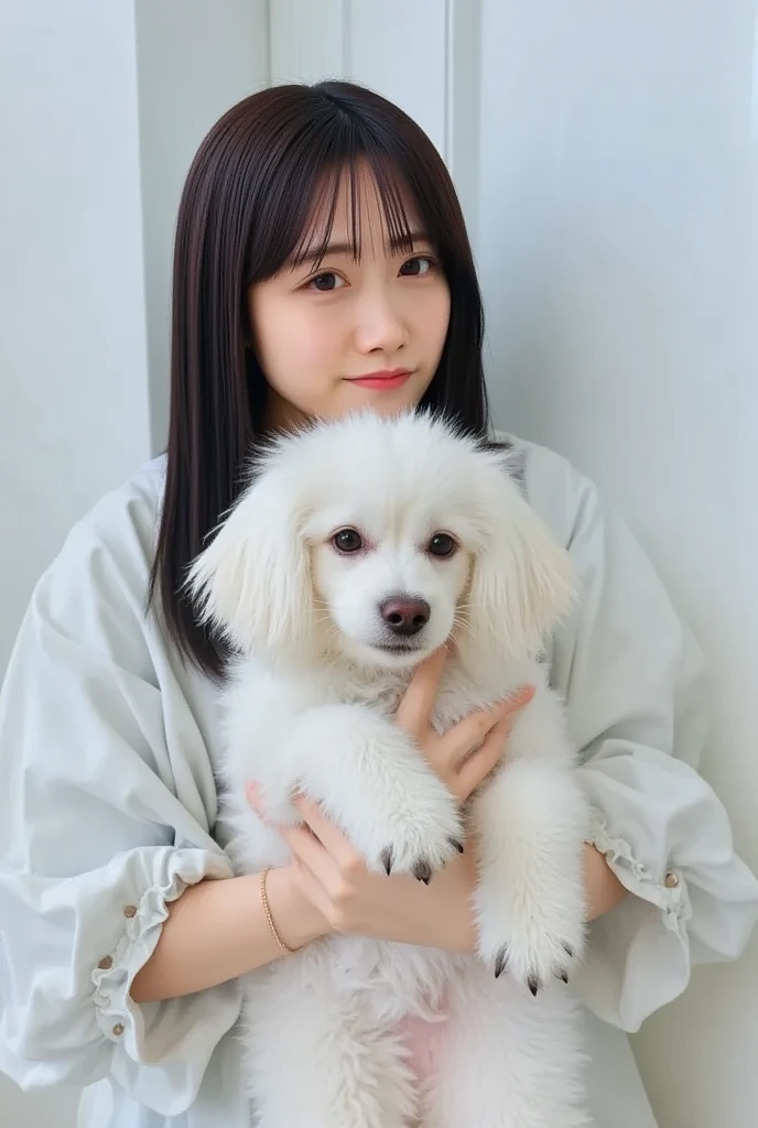 animal、dog、solo, Maltese、Scalpel、子dog、smile、Sitting on a cushion、An illustration
