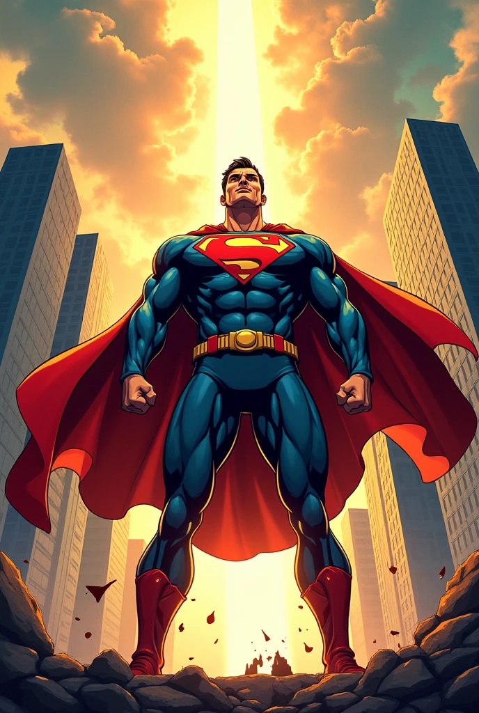(best quality:1.3), (masterpiece:1.3), (realistic:1.4), (detailed:1.1), artwork of (Superman:1.3) soaring over the city of Rio de Janeiro, Brazil. The artwork should be highly detailed, and should accurately depict the character of Superman, including his iconic blue and red suit, cape, and emblem. The artwork should be created at a high resolution of 8K or 4K, and should be rendered in 3D to give it a lifelike quality. The artwork should also be created in 8D to add depth and dimensionality. The overall style of the artwork should be realistic, with an emphasis on capturing the vibrant colors and energy of Rio de Janeiro. Be sure to include iconic landmarks such as the Christ the Redeemer statue and Sugarloaf Mountain. The final artwork should be of the highest quality and should match the level of detail and realism found in professional Adobe Photoshop artwork.