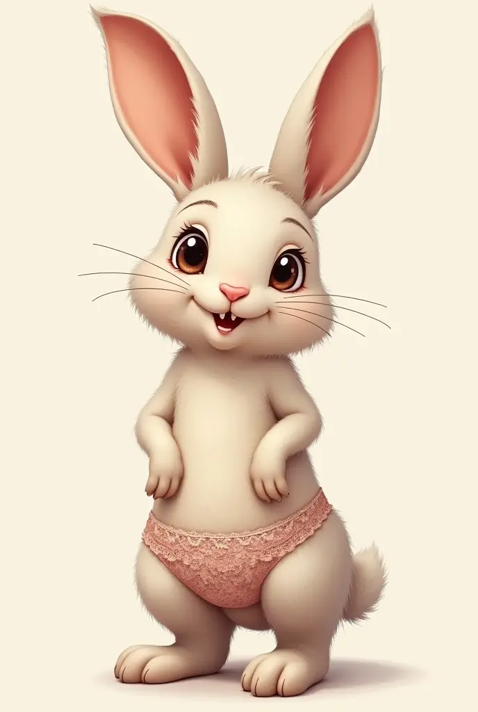 A rabbit in panties 