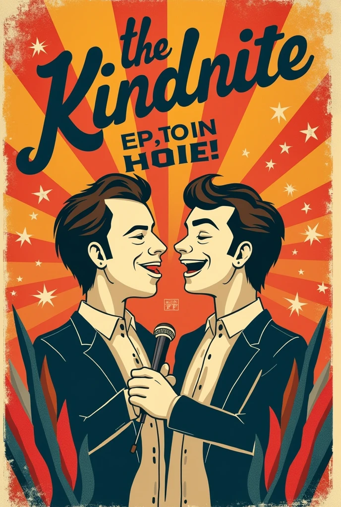 logo of three friends, one holding a glass of beer, the other holding a guitar, the one in the middle has a mole on his cheek, then there are hats and below the logo there is the lettering The Parekoyz