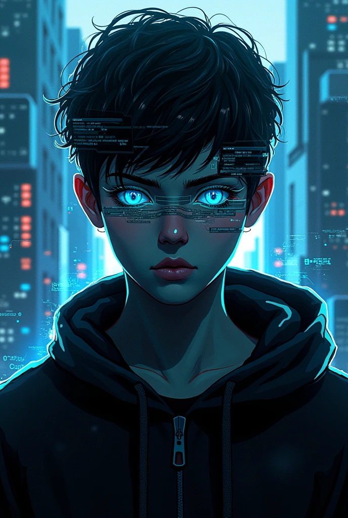 A hacker talking about cybersecurity, emosional, a young man, 27 years old, glasses, blue eyes, in front of servers, revenge, god light, stunning arts, black hat, revenge, cyber wars, watch dogs, hacking.