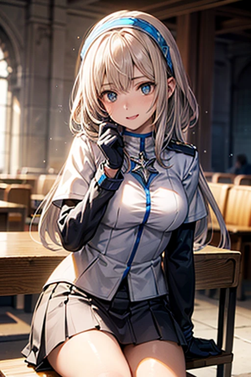 (from above:1.2),(from side:0.9), ((Face)), (Close-Up:0.4), 1female, teacher, wearing a hoodie, bootyshorts, Thicc, small breast, light colored hair, long hair, blue eyes, face to detail, detailed eyes, the background is a pizzaria, smiling, highest quality, (RAW photo:1.2)(Curve,Model,glamor:1.5),Beautiful breasts,Farbe_aberration,beautiful detailed shadow,Beautiful eyes,Beautiful body,Beautiful skin,beautifull hands,(medium_breasts:1.5),Brown hair,watching at viewers,black suspenders,Bulging big,breasts,walls: Black miniskirt, garters, Gaze, Small face,bangss,holster,Beautuful Women,hands up,leg holster,Gaze,black boots panty shot, provocation,flank,flank sweat soio,arm,,narrow waist,(with sparkling eyes and a contagious smile),her thin pubic hair, looking at viewer, pose muy sexy"