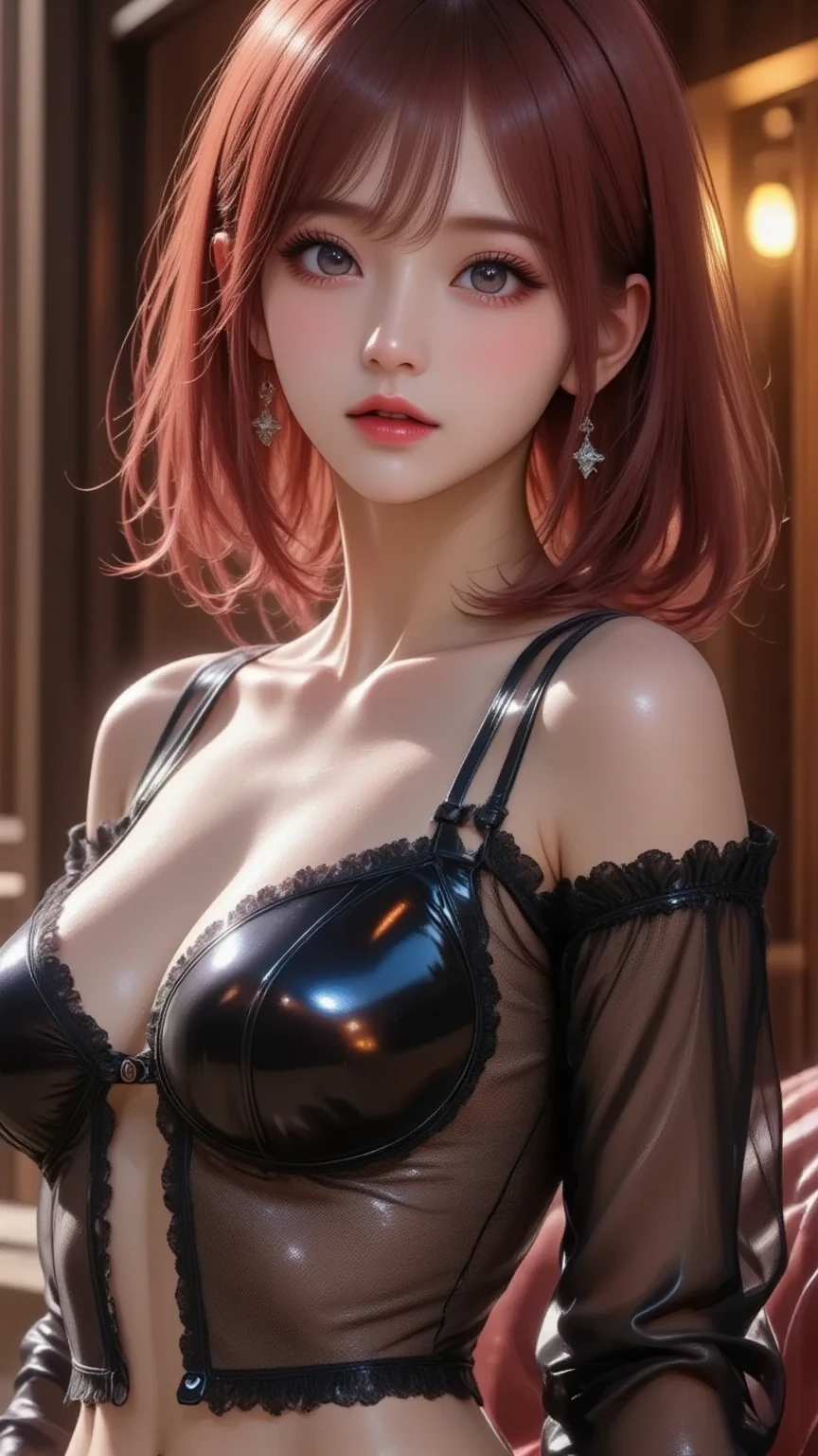 (work of art, better_品質, ultra detali, spotless:1.3), epic, illustration, welcoming, 1 girl, Miner, Leprechaun, deep ginger hair, corte de Leprechaun,Dutch braid, (whole body:1), [:Figurino sexy:0.2], Japanese, in a dark dungeon cell, in las vegas, bombastic hair, Dark magenta hair with slate gray highlights, Bob's bombastic cut,We Bantu, Prostration