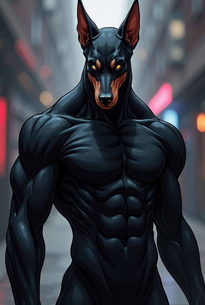 Death is a anthropomorphic silvery-white wolf with an elongated snout, gray mask-like markings on his face, sharp teeth, and glaring sinister red eyes, who has a well-built body, He wears a black cloak with a built-in hood, and brown trousers under the cloak, He also has brownish-gray wraps around his wrists and calves, and carries a pair of razor-sharp sickles, anthro wolf, male, adult, grey fur, walking at city streets, buffed body, sexy, beefy body, furred body, beautiful, furry chest hair, realistic, full body, photorealistic, ultra realistic, 8k, night, bare-chested, 