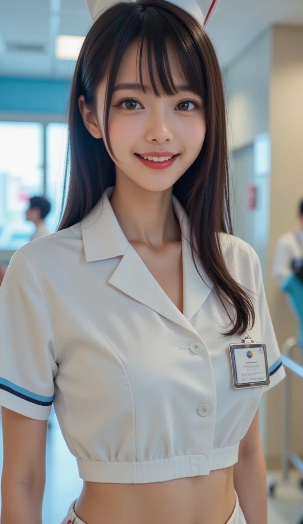 Beautiful girl washing her face, 14 years old, (Highest quality:1.4), (Very detailed), (Very detailed美しい顔), sit, avert your eyes, smile, School uniforms, Short-sleeved sailor suit, Great face and eyes, iris, Medium Hair, The Beauty of Japan, (Skinny body type:1.3), (Flat Chest:1.3), Smooth, Very detailed CG synthesis 8k wallpaper, High-resolution RAW color photos, Professional photography, Light, BackLight, dream-like, impressive, Written boundary depth, Washroom, (Shooting from below:1.5)