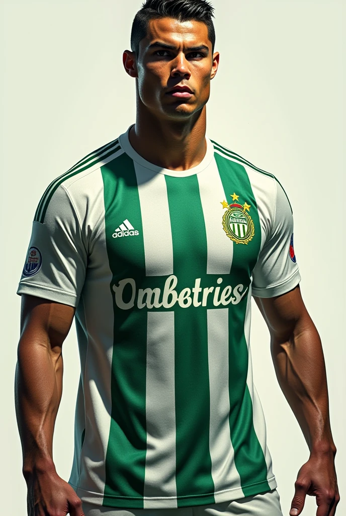 Cristiano Ronaldo wearing Tesfalem moringa t-shirt 