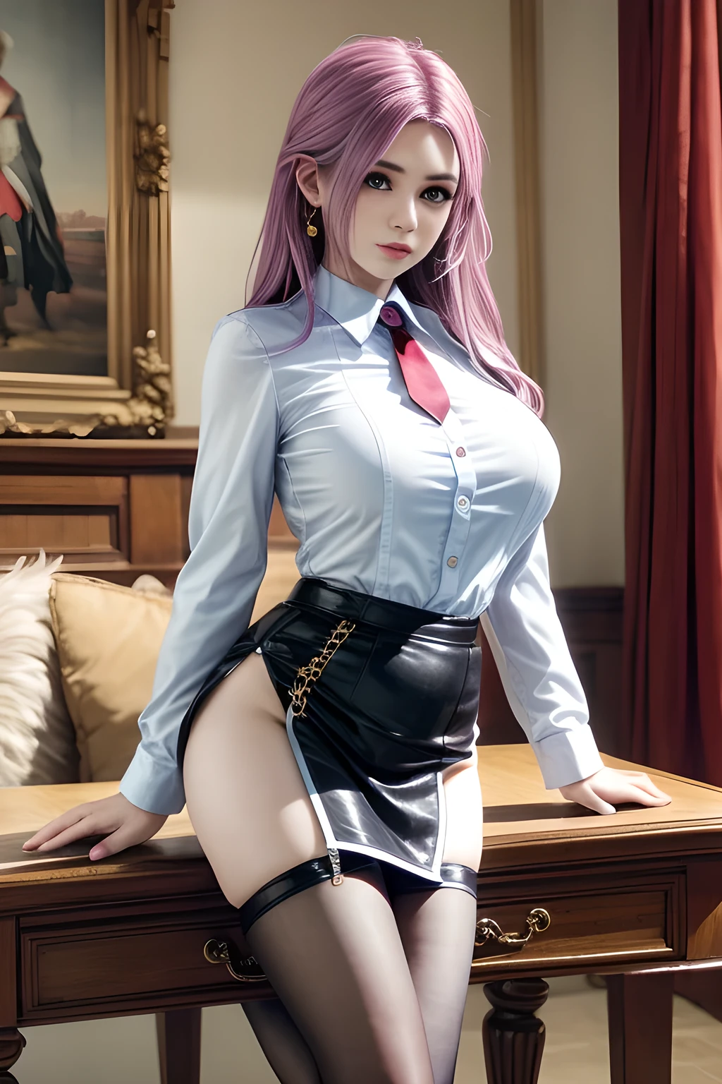 (masterpiece:1.1), (best quality:1.0), (ultra highres:1.0) ,(8k resolution:1.2),(realistic:1.0),(ultra detailed1:0), (RAW photo:1.1),Bird's-eye angle, Shibuya_\(Japan\), outdoor, 1girl, bangs,, sexy pink bow panties, breasts, , collarbone, collared_shirt, ear_piercing, earrings, eyebrows_visible_through_hair, head_tilt, jewelry, lifted_by_self, ,blue loose_necktie, medium_breasts, , piercing, school_uniform, shirt, solo, underwear, white_shirt,annoyed face, (ear piercing:1:1), earrings, looking_at_camera, nail_art, nail_polish, See-through bangs,light gray hair, (blue skirt), collarbone, thigh gap,small hip,mini skirt,
mathayom uniform,