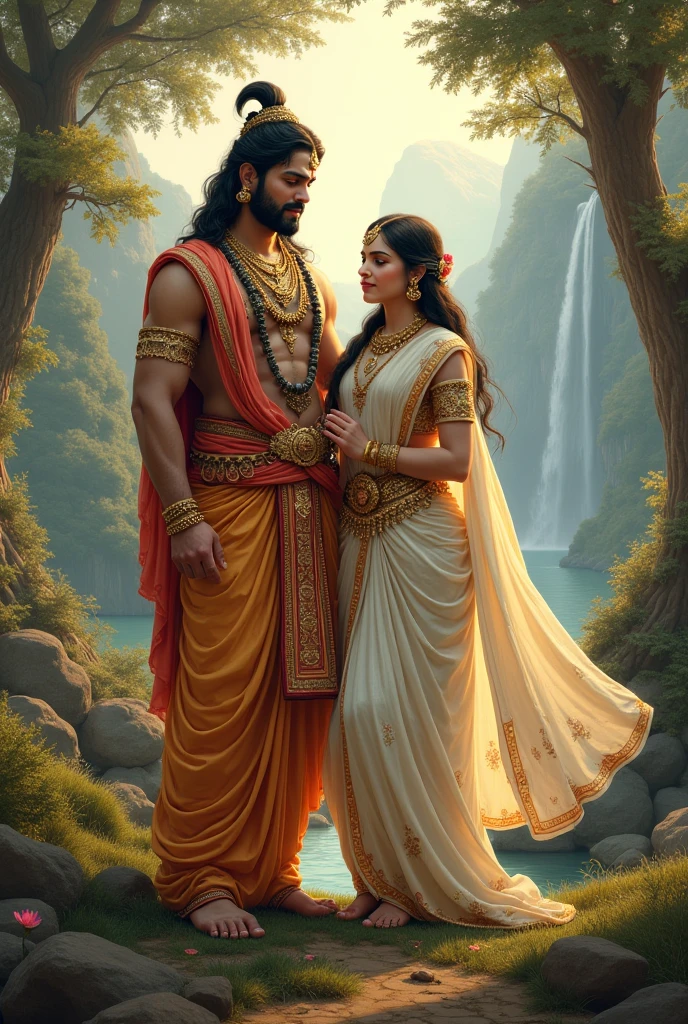 Lord Rama lord seetha way to ayodhya
