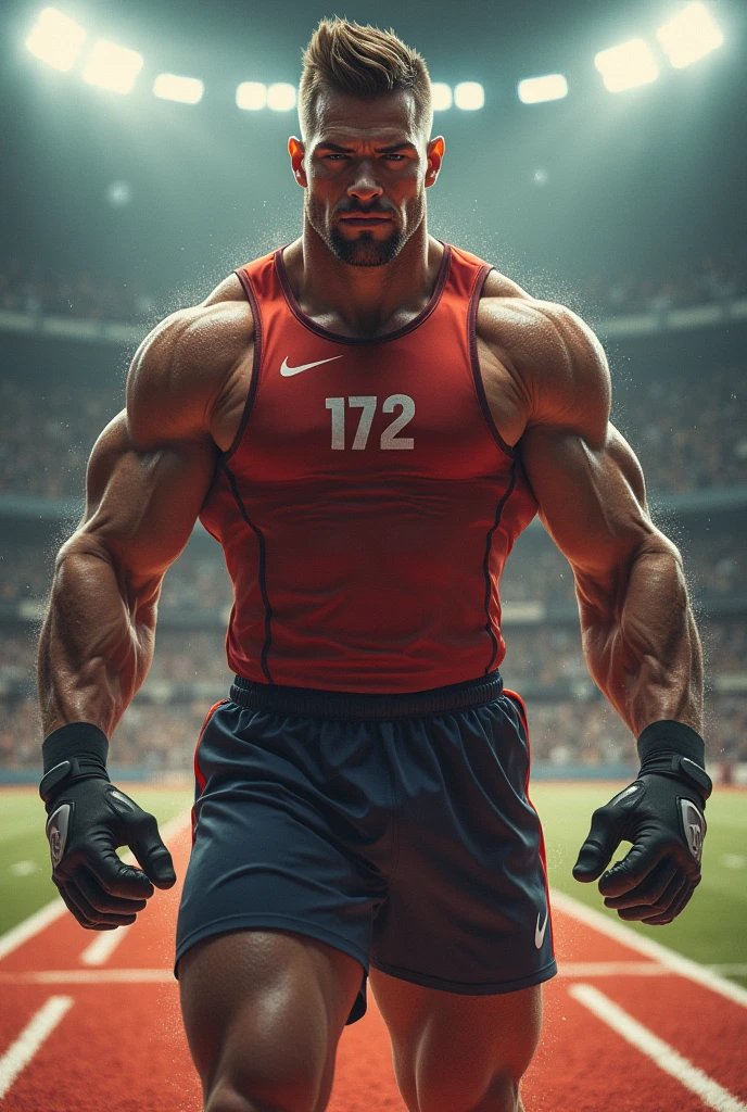 Guy shirtless sports