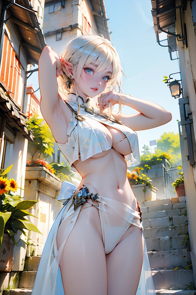 Accurate female body、Human body、giantess、A woman bigger than a building、The growing human body、Giantess、Completely naked、Giant Devil、Villainess、Bad guy、Messenger from Hell、Sit with your legs apart、masterpiece、Detailed illustrations、precise illustration、High quality、blush、Cute woman、Bob Hair、Small Townの上に座っている、Big nipples、Open your mouth、walk、to crush with one&#39;s feet、Low - Angle、Small Town、A small city in ruins、都市のLow - Angleの遠景、Flying debriasterpiece、Anatomically correct、sand smoke、Smoke is rising、Building burns、Gloomy Weather、night、Horror、Catastrophe、thunder、storm、rain