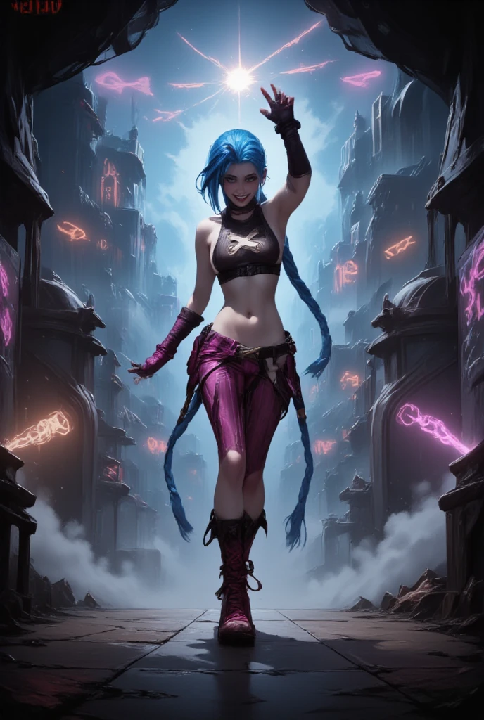 Jinx in an Arcane Version league of legends