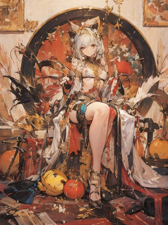 arafed image of a woman sitting on a rock with a feather, inspired by amano, style of yoshitaka amano, inspired by Yoshitaka Amano, inspired by Frank Xavier Leyendecker, loish |, milo manara style, by Jack Boul, inspired by Jeffrey Catherine Jones, anime art nouveau, burlesque,4k anime sexy ,hot 