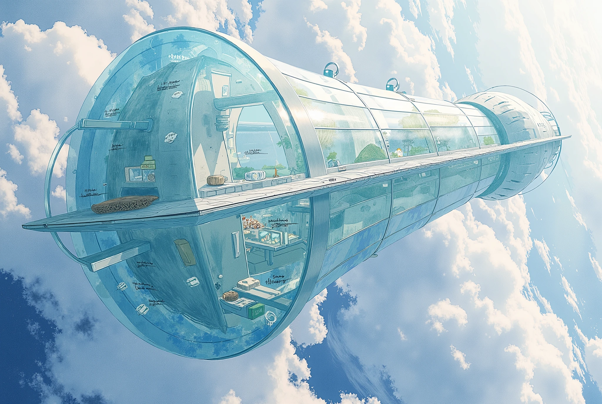 (Masterpiece:1.2,  top quality,  ultra high definition,  very detailed,  BEST ILLUSTRATIONS),8k,16k,wallpaper,space colony,,(Cylinder-shaped glass-walled space colony :2.0),(people類が増えすぎたpeople口を宇宙に移民させるようになって半世紀が過ぎた:2.0),(地球の周りの発達したpeople工都市はpeople類の第二の故郷となり、peopleはそこで子を産み、Raising 、 died :2.0),( Space Century 0078 :2.0),( Space Colony Side 3 called the Principality of Zeon :2.0),( The Principality of Zeon challenged the Earth Earth Federal Government to the War of Independence :2.0),(地球連邦とジオン公国の総people口は半分を死にいたらしめた:2.0),(people々was terrified by his own actions.:2.0),(The background is Earth and outer space:2.0),( and express the huge feeling of the cylinder-shaped Space Colony with depiction from below :2.0),(watercolor)
