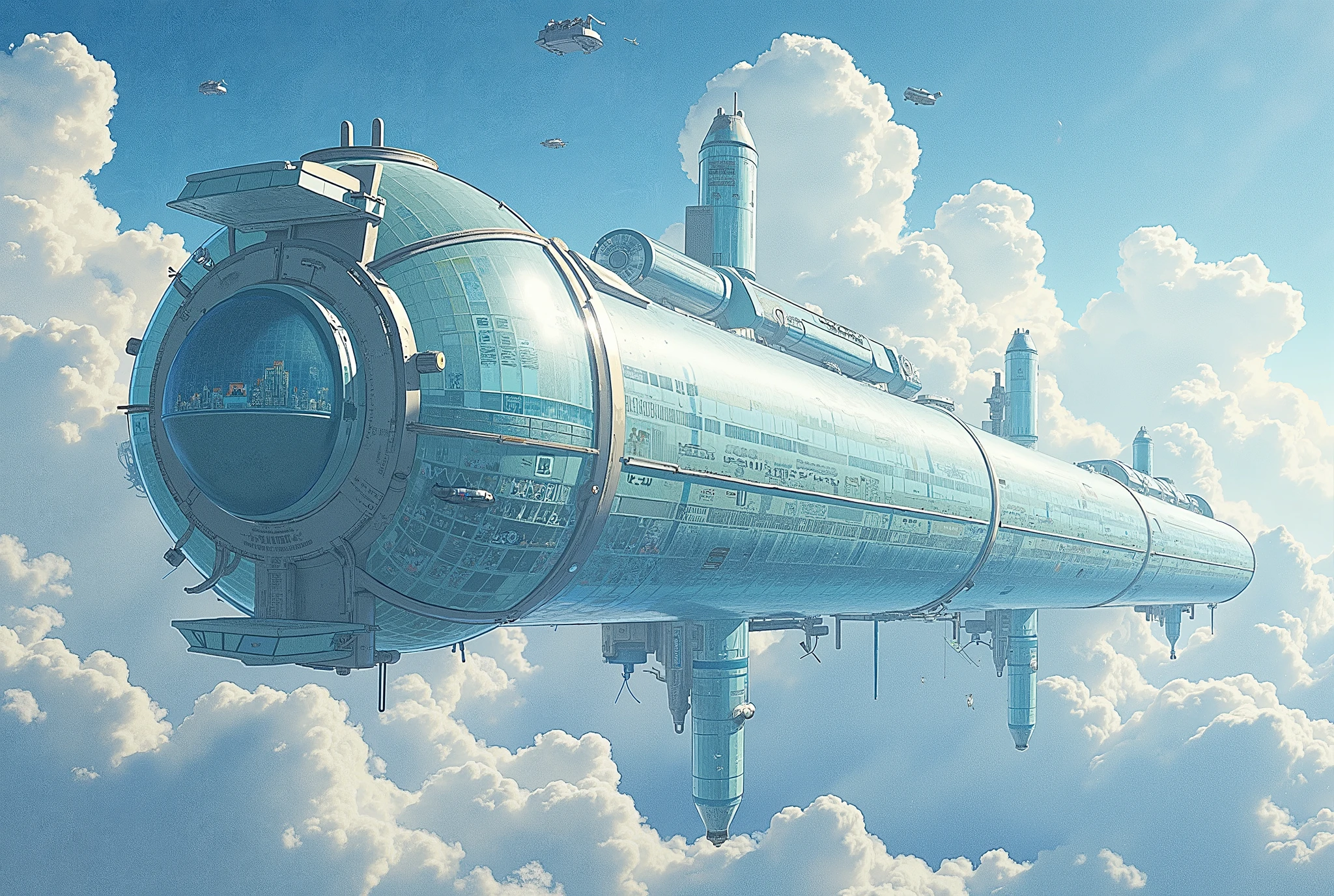 (Masterpiece:1.2,  top quality,  ultra high definition,  very detailed,  BEST ILLUSTRATIONS),8k,16k,wallpaper,space colony,,(Cylinder-shaped glass-walled space colony :2.0),(people類が増えすぎたpeople口を宇宙に移民させるようになって半世紀が過ぎた:2.0),(地球の周りの発達したpeople工都市はpeople類の第二の故郷となり、peopleはそこで子を産み、Raising 、 died :2.0),( Space Century 0078 :2.0),( Space Colony Side 3 called the Principality of Zeon :2.0),( The Principality of Zeon challenged the Earth Earth Federal Government to the War of Independence :2.0),(地球連邦とジオン公国の総people口は半分を死にいたらしめた:2.0),(people々was terrified by his own actions.:2.0),(The background is Earth and outer space:2.0),( and express the huge feeling of the cylinder-shaped Space Colony with depiction from below :2.0),(watercolor)
