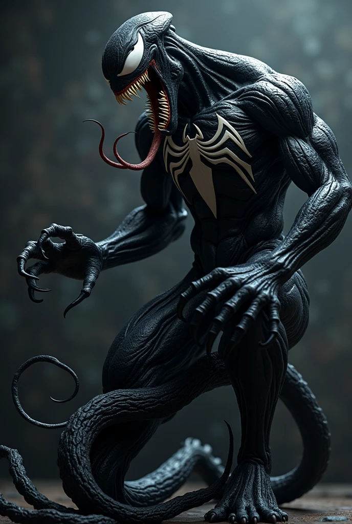 venom side view full body