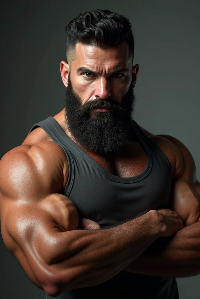 Attractive, Dashing, Charming, Striking, Alluring, Debonair, Suave, Dapper, Stylish, Good-looking, young man, 21-years old, Robust, Ripped, Sturdy, Brawny, Herculean, Athletic, Fit, Burly, Solid, Strong, scruffy beard