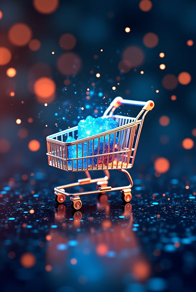 Please suggest me a "digital image" for a book cover design. Tha title of the book is: "online retail management". The image should better include below items:
1.E_commerce Theme
2.Technology and connectivity
3.Shopping Elements
4. Warm colours
5. Typography
6. Abstract Design
7. Data Visualization
8. Simplicity
9. Book caver
10. Payment and logistic element