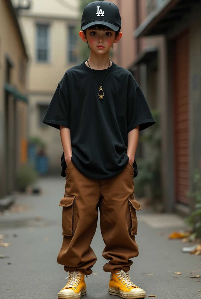 Thai boy wears pants that are sagging