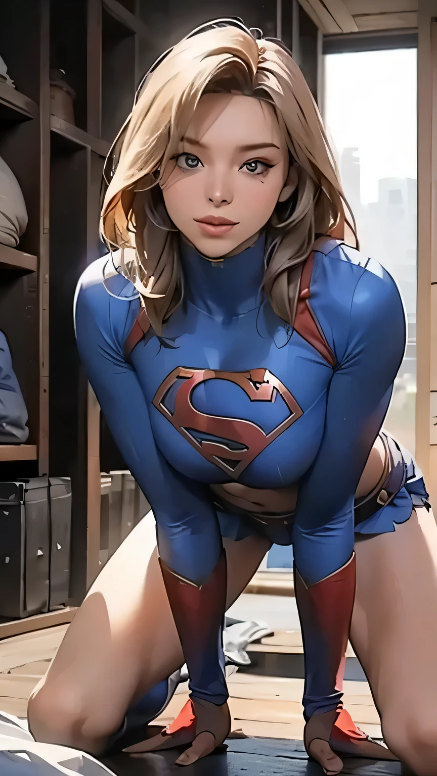 ("NSFW hardcore" NSFW magazine cover:1.5), (distorted artwork perspective: 1.1), ("ANIME"NSFW magazine cover:1.6) masterpiece, Highlights short black hair 30y Supergirl in erotic Night scene hardcore NSFW awarded official art (Supergirl undershirt obsession hardcore:1.8)),couple scenne, tiny tits, [!!!man as viewer ((man not seen, man's jeans only with perfect viewer anatomy position, Supergirl sitting on the viewer : FPV:1.1))], NSFW, porn, supergirl showing undershirt parts, supergirl style, supergirl bra, supergirl stylized belt buckle, in sex intercourse, jack-o-pose in bed legs largly spread, bedroom, with a man, black hair, sample, Focus on the area, cumshot, thick thighs, wide waist, breasts,a lot of white liquid yogurt is leaking between legs, crotch sample, (perfect vagina and ass:1.1), black hair, ahegao face, ahegao, hair tied, satisfying, sitting, sitting split pose, blue lingerie, blue lingerie, big butt, big thighs, small hips, from bottom to top, looking at viewer, sexy sweet face, blushing, very embarrassed, innocent smile, extremely detailed eyes,sitting on a man's opened jeans fly ,lose up torso-Front-shot, professional, Studio quality, Fisheye lens, hyper realistic realistic texture, perfect hands, all supergirl body in frame