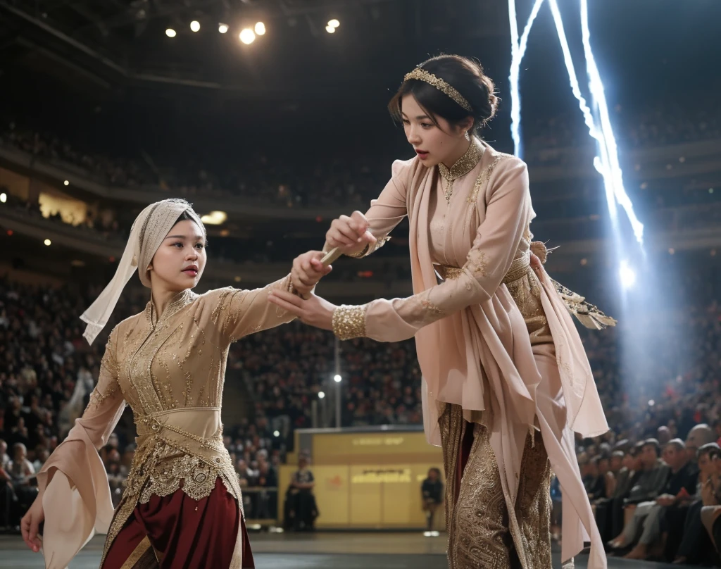 Royal clothing of kings and queen of athletics at the Olympics incredible and beautiful.