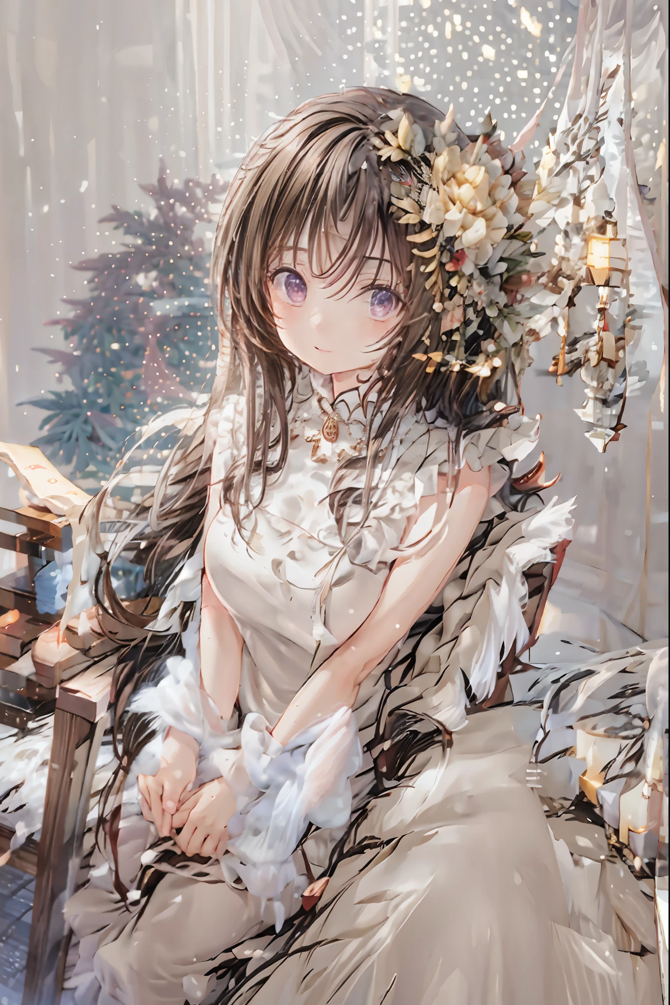 Winter clothes、Red coat、Bare legs、( top quality ,Masterpiece:1.3, ultra high definition ),( very detailed, caustics,8k),( realistic :1.4,RAW shooting),18 years old, Japanese , cute, Looking at the camera and smiling ,( faces :1.2),( face close-up :1.2),(Low position:1.3),( low angle:1.4), brown hair, Shortcut , slender beauty , messy hair,Cityscape, brown hair, Shortcut , tousled hair , short braided hair,Neat, Slender and beautiful woman,Correct posture, small breasts, Beautiful Legs, Enchanting gray-blue eyes shine like stars ,Droopy eyes, bright color , beautiful eyes,A delicate smile, Textured Skin, BEST QUALITY BEST , A Parody of a Gentle and Beautiful Woman , anime style、