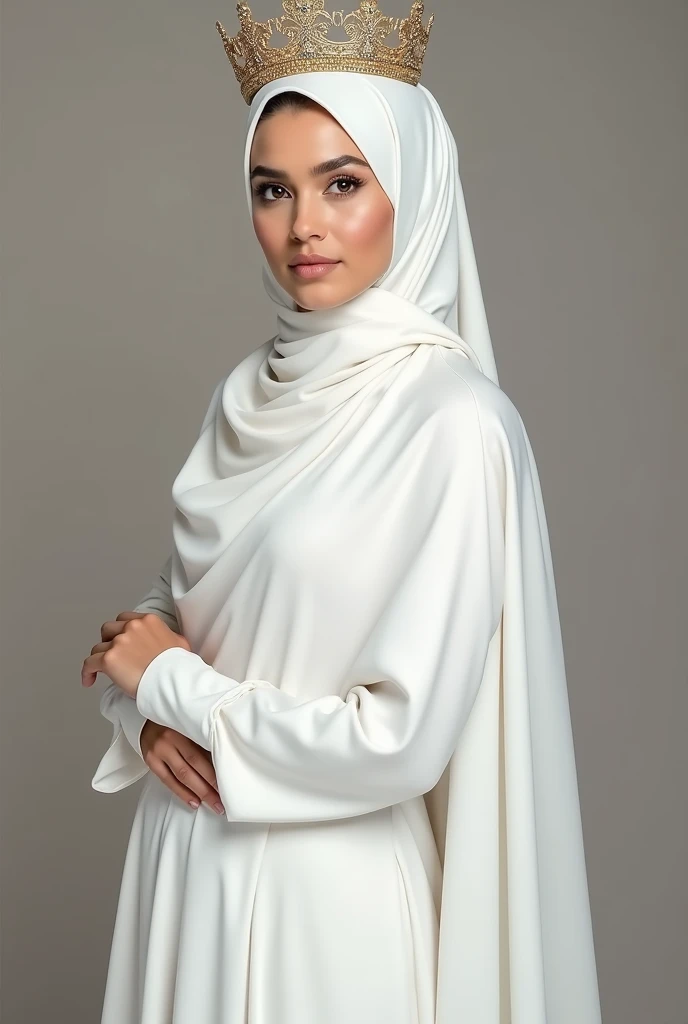 Beautiful decent girl with good body physically fit in Arabic abaya