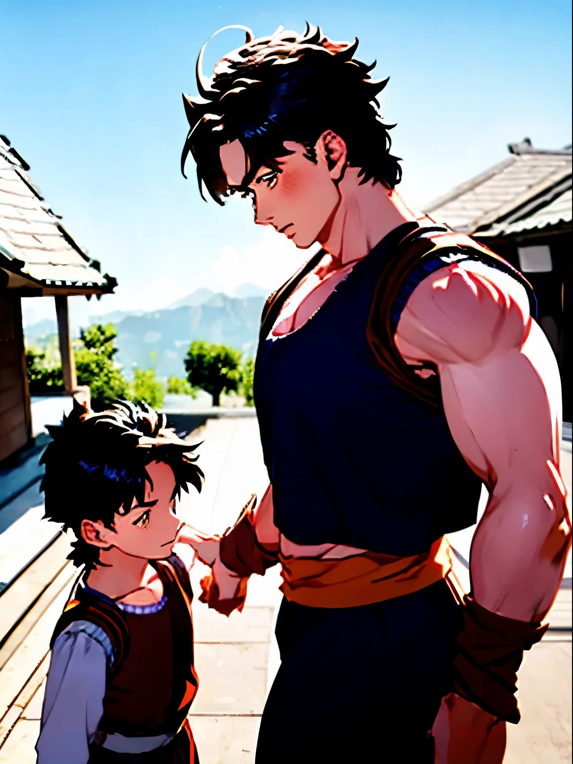 Jonathan Joestar, Shake hands with Son Goku