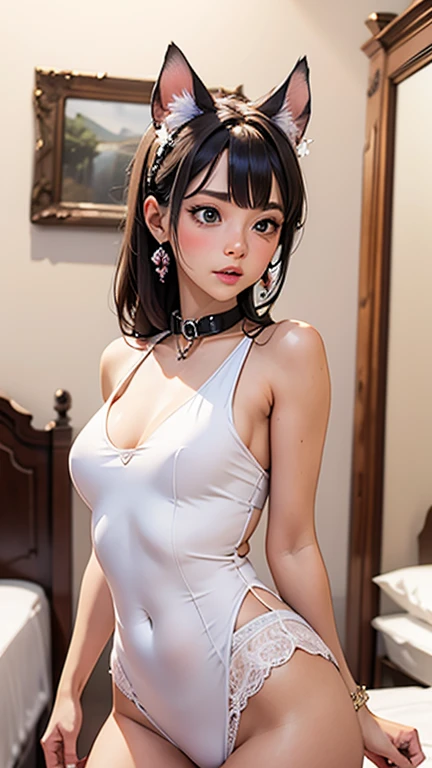 ( Masterpiece:1.25, exposed:1.2, White and vivid colors, Acutance),{ navel | pretty Ass | Detailed open crotch | Delicate lace knitted wear }, (tiny sexy junior idol), ((face variations)), portrayed in the best quality and high resolution. The image should be ultra-detailed, ( realistic, and photorealistic with a touch of rawness ). under the mesmerizing back lighting, (Dazzling and delicate stained glass Background). (concept art). enhancing the overall visual impact. Whole Body proportions and all limbs are anatomically accurate, (nipple:-0.9) .