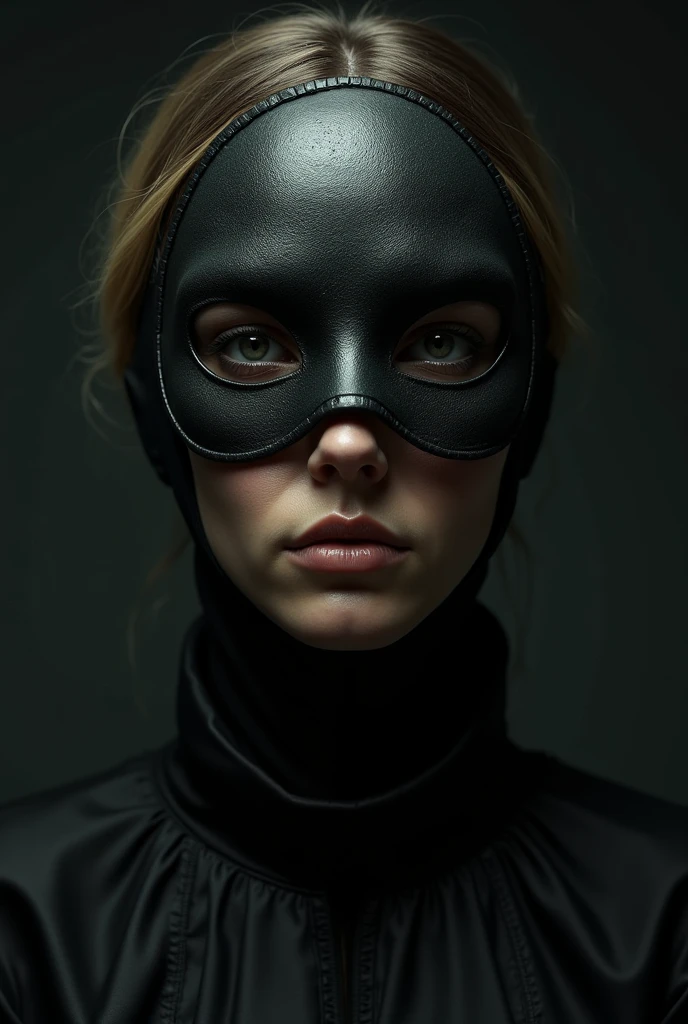masterpiece, (photorealistic:1.4), best quality, beautiful lighting, yorha no. 2 type b, 1girl, wlop, ((blindfold)), breasts, cleavage, cleavage cutout, clothing cutout, green background, hair between eyes, hairband, highres, juliet sleeves, long sleeves, nier \(series\), nier automata, (puffy sleeves), red lips, shaded face, short hair, solo, turtleneck, upper body, white hair, sky,RAW photo, 8k uhd, film grain,