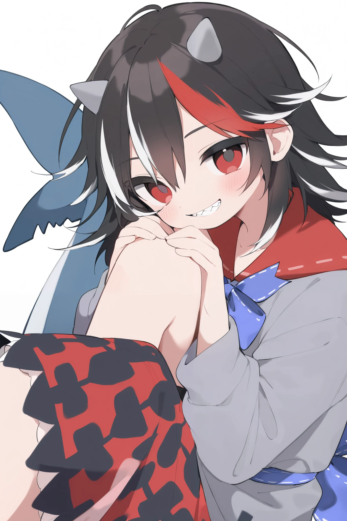 Seija, shark teeth, smile