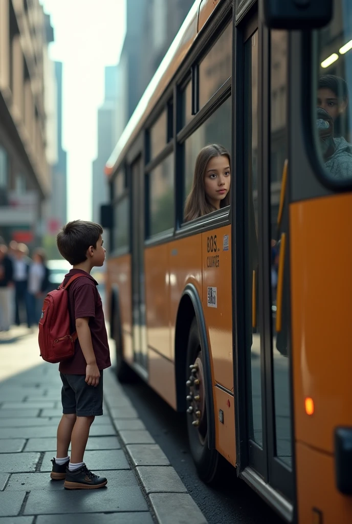 Beautiful 9 year old Russian girl, long blonde hair, blue eyes, tiny plaid blue skirt, nice legs, being abused by several adult men on the bus