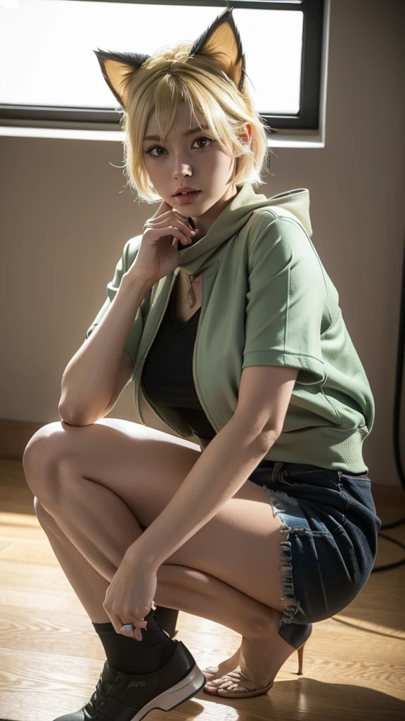 Marie Rose, light blue eyes, (best quality, ultra-detailed), (realistic:1.37), beautiful and detailed face, ultra-realistic texture, delicate face, delicate body, red lipstick, bright colors. High definition, 8k.