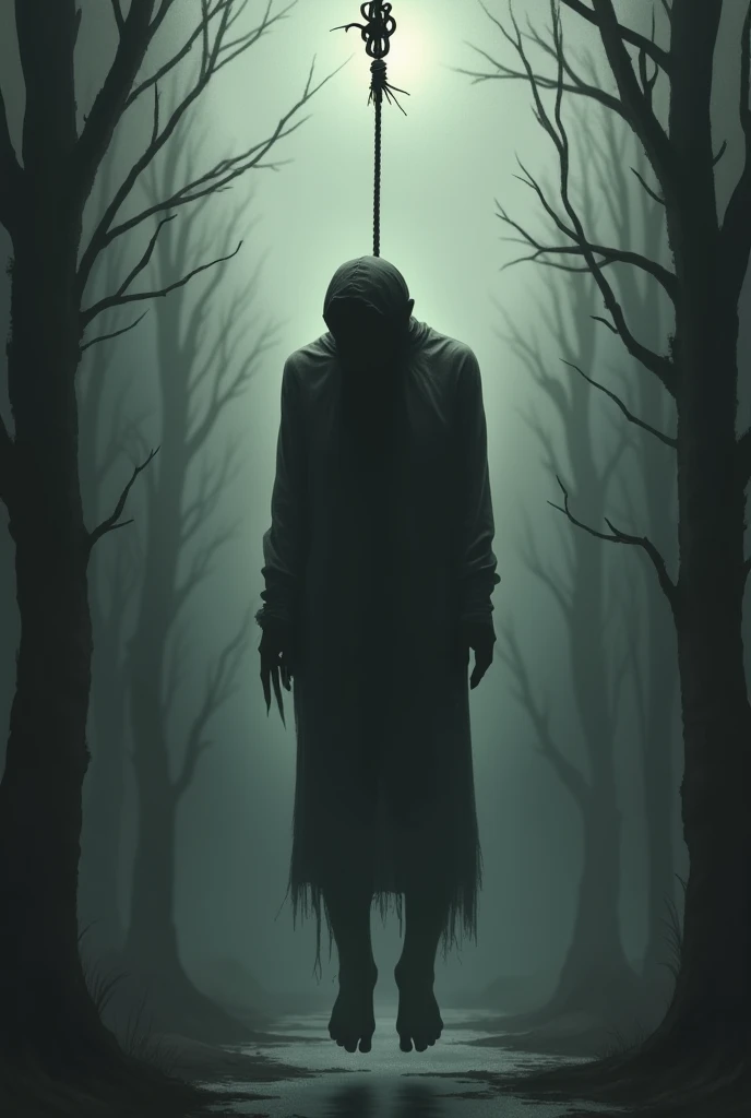 Hanging to death 