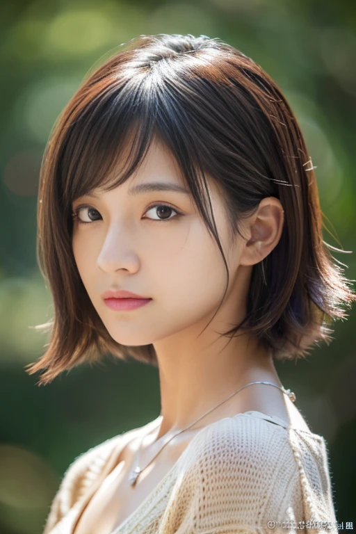(highest quality,masterpiece:1.3,Ultra-high resolution),(Super detailed,Caustics,8k), (Photorealistic:1.4, RAW shooting),Outdoor,Japanese,Age 25,A sad expression,Black short hair,Black Shirt,Bust up shot,Face Focus,Face close up,Natural light,Professional Lighting