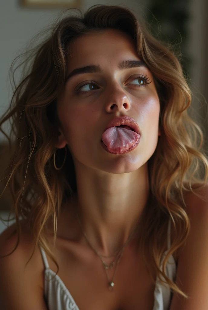 Taylor Hill,Tabletop,,Awards - Winning Photos, Very detailed, Keep your eyes focused, Nose and mouth,Face Focus, Woman with open mouth and closed eyes, Completely naked、Age 35,Black-haired、Symmetrical face,Realistic nostrils、Angle from below、Elongated C-shaped nostrils,,,,Browsing Caution,White Background、Sweaty skin、Lighting that highlights sweaty skin、((Nose hook))Skin shiny with sweat、Shiny skin、((Wet and shiny tongue))、Attractive body,Beautiful breasts,((Raise your arms behind your head)),((saliva trail, long tongue))Beautiful Japanese,
