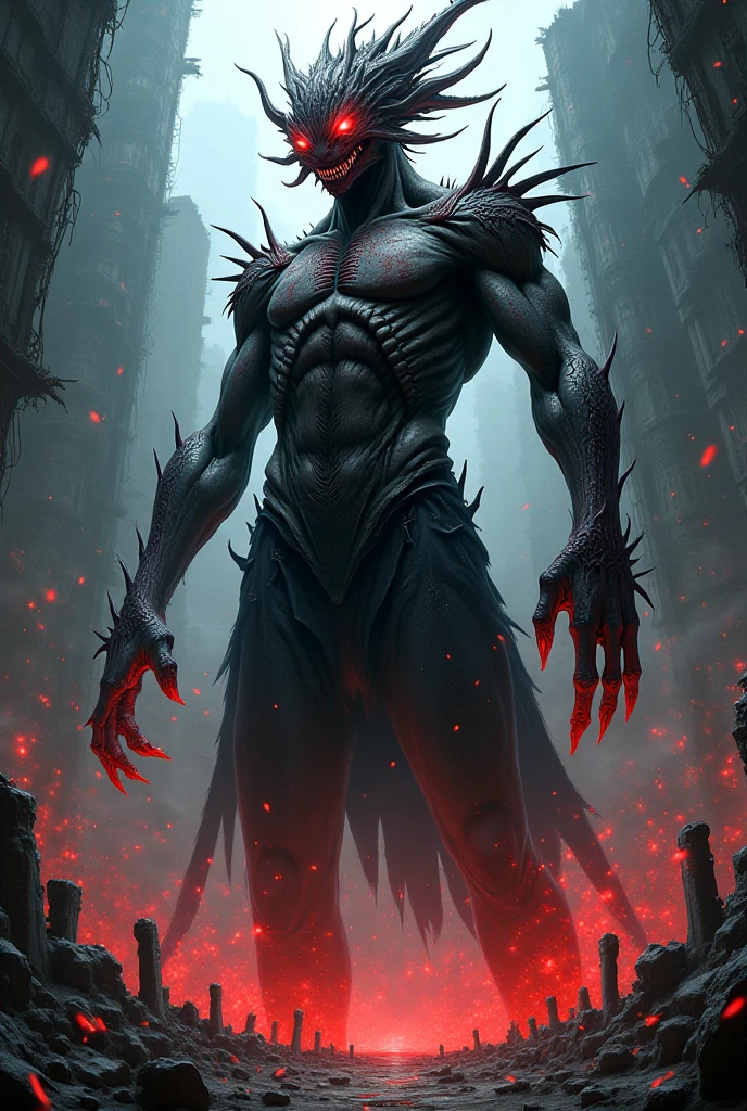 chedevr,Best quality at its best, high quality, (Dark creature,He has a dark blue glow and black eyes.,Surrounded by darkness:1.2), (darkness:1.2), bottomless, photo, award winning, depth of field, HDR, extremely detailed,trends on ArtStation,CGSociety Trends,difficult,high detail,
