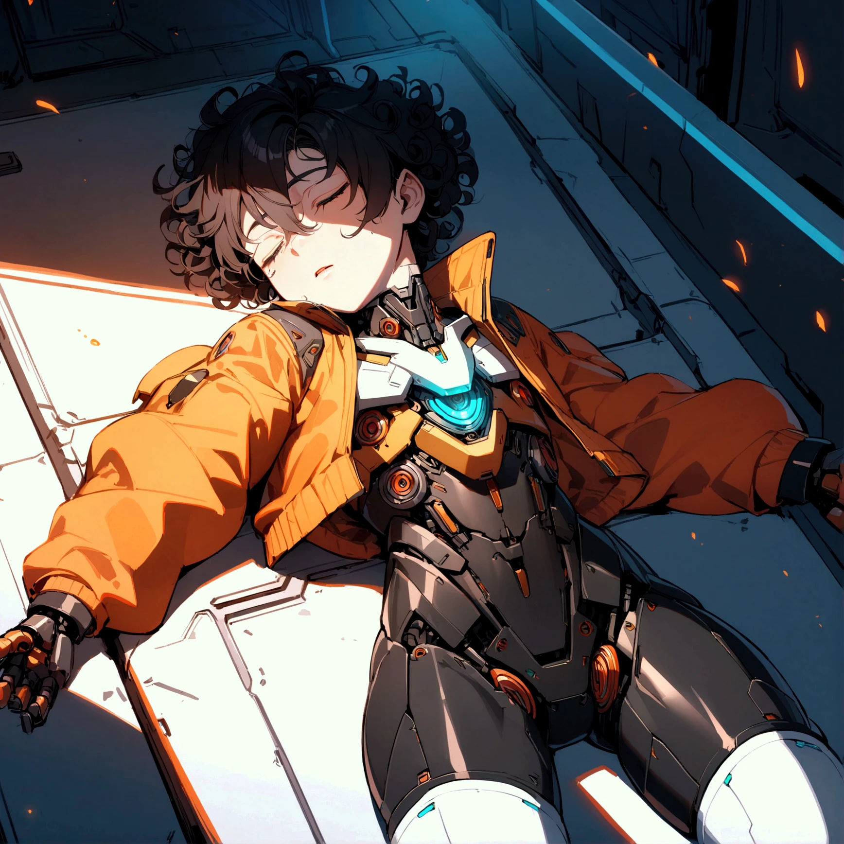 A six-year-old boy lies on a rusty bed,Shota,bareness,teardrop,Poor Baba,unkempt,wounded。A high resolution,best qualtiy,tmasterpiece,shadowy,unreal-engine,abused,nsfw